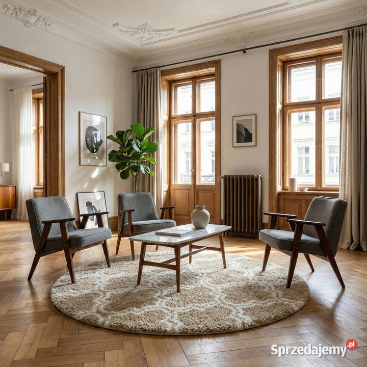 Dywan okrągły do salonu shaggy DECOR Opole sprzedam