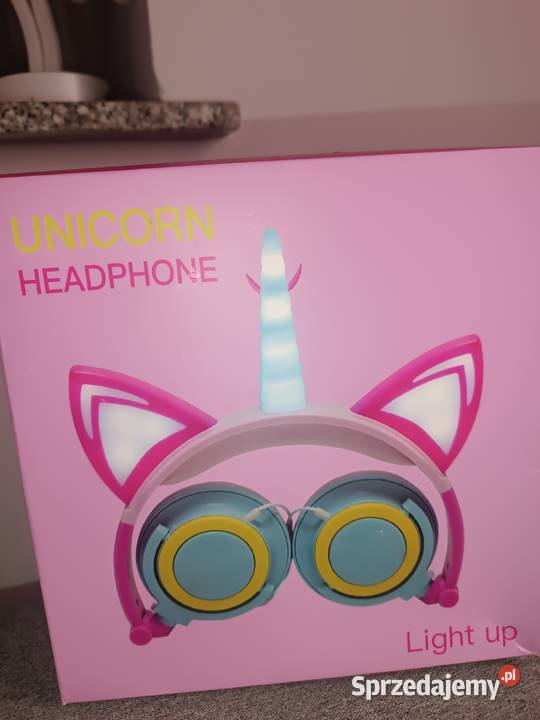 Słuchawki dzieci świecące