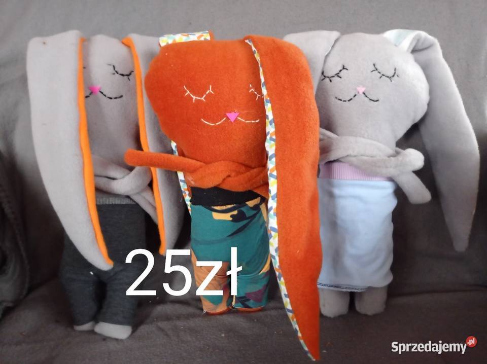 Sprzedam maskotki zabawki Tkanina  Łuków sprzedam
