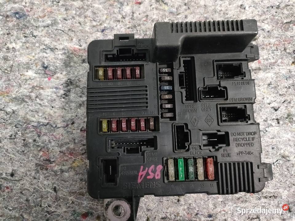 Megane II Scenic II moduł upc x 84 n2 Układ elektryczny silnika Swarzędz