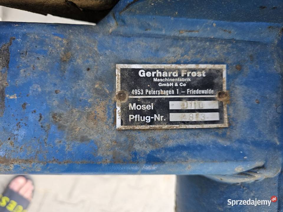 Pług obrotowy 4 skibowy 31 Frost Mosel 110 Maków sprzedam