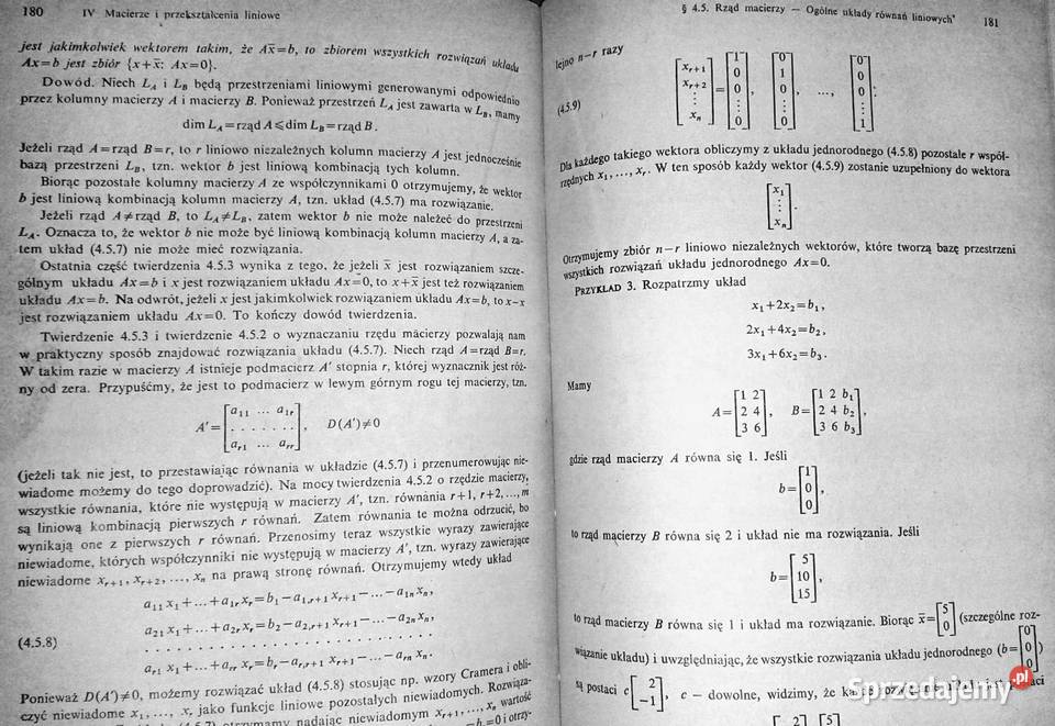 Matematyka Podręcznik podstawowy WST Tom 1 M Chełm sprzedam