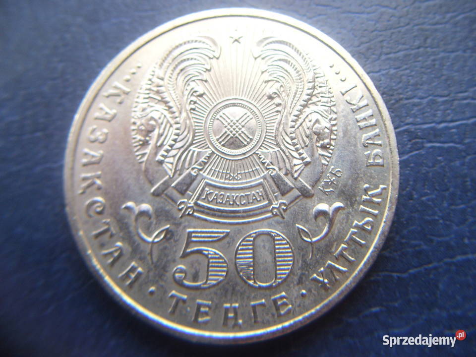 Stare monety 50 tenge 2008 Niedźwiedź Kazachstan