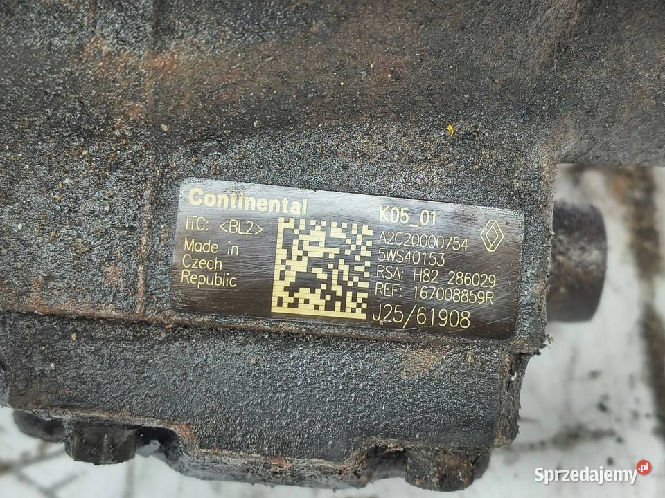 POMPA WTRYSKOWA Renault Megane III Scenic III 15 osobowe Chełm