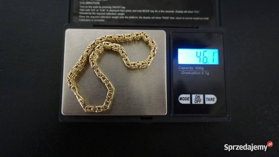 Złota Bransoleta Królewska Bransoletka 46G Warszawa