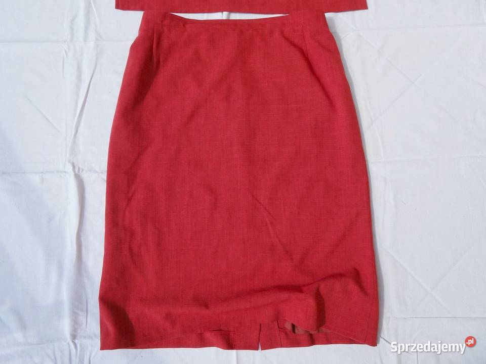 Komplet Garsonka Bluzka Spódnica Koralowa 44 46 Nowy Sącz sprzedam