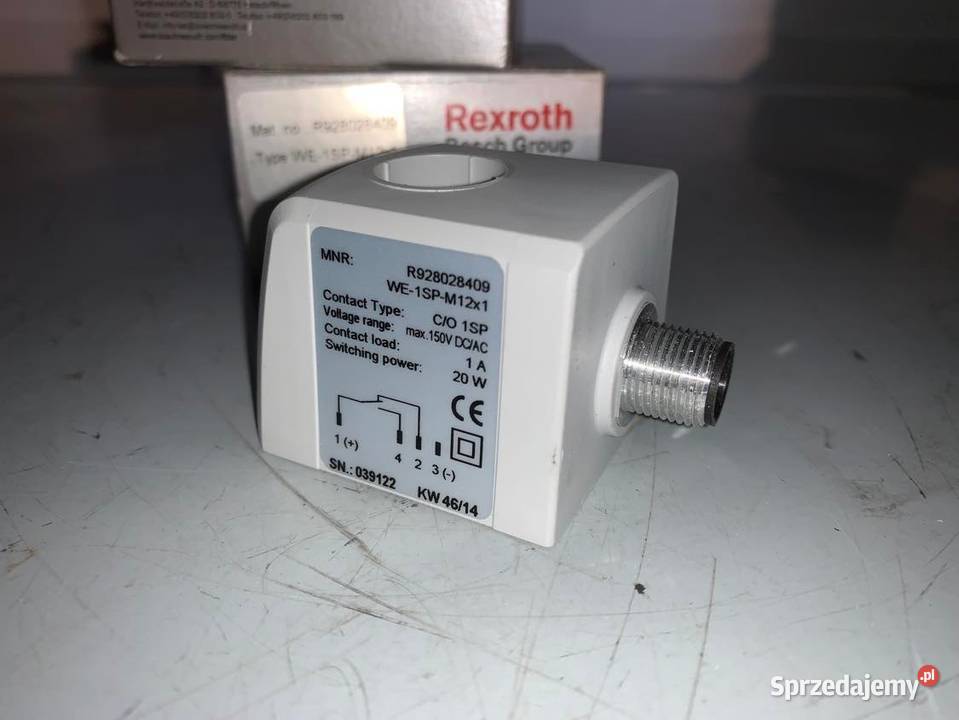 Rexroth R928028409 WE1SP M 12 Wskaźnik mazowieckie sprzedam