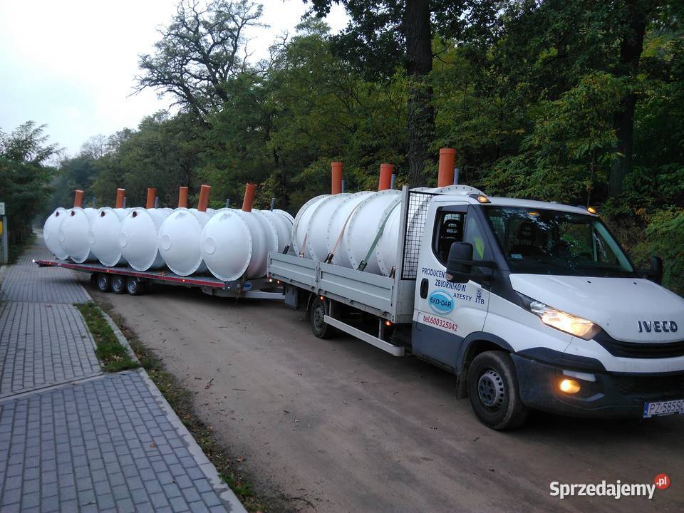 Zbiornik na deszczówkę pojemności do 60m3 Montaż Żabinko