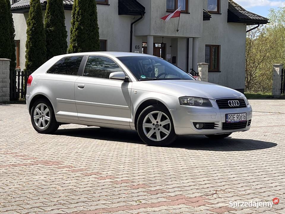 Audi A3 2003r 16FSI Oryginalny przebieg srebrny Pilzno