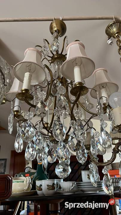 Żyrandol kryształowy podsufitowy Elektryczny Gdańsk