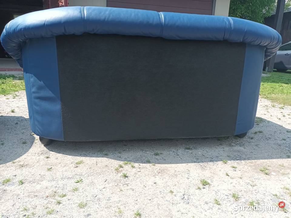 Kanapa sofy skórzane komplet 3 90cm Meble Lubin