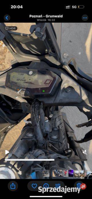 Silnik Yamaha Mt07 Tracer 7 kompletny Gwarancja Pozostałe Poznań