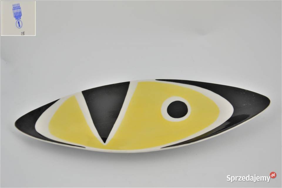 Patera ala Picasso Zsolnay Trk Janos design lata mazowieckie Warszawa