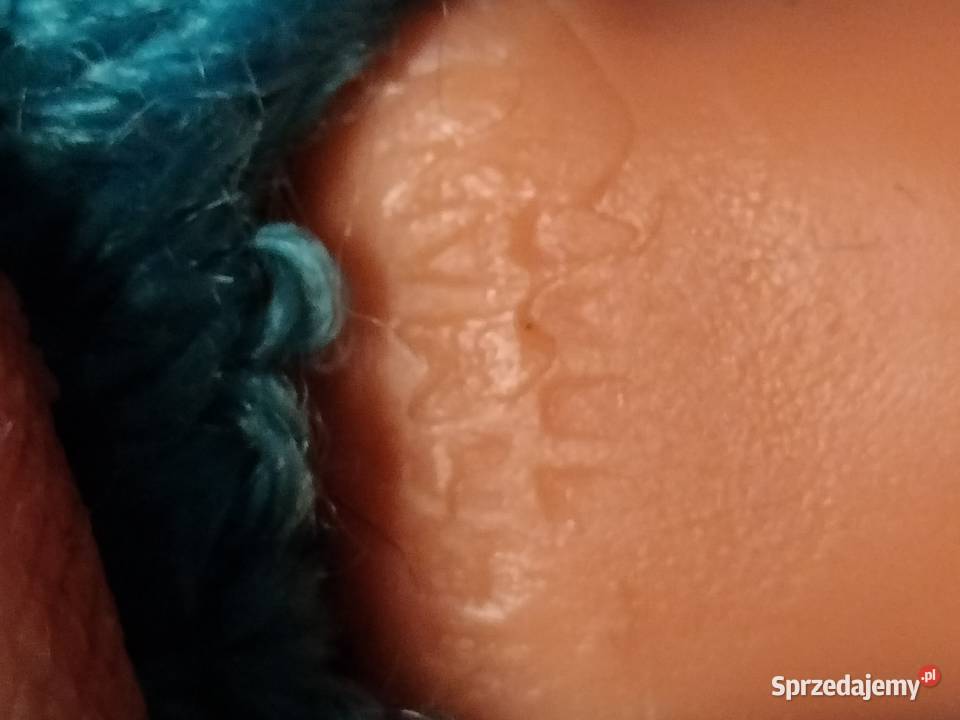 Starą miniaturowa 8 laleczka sygnatura Choszczno