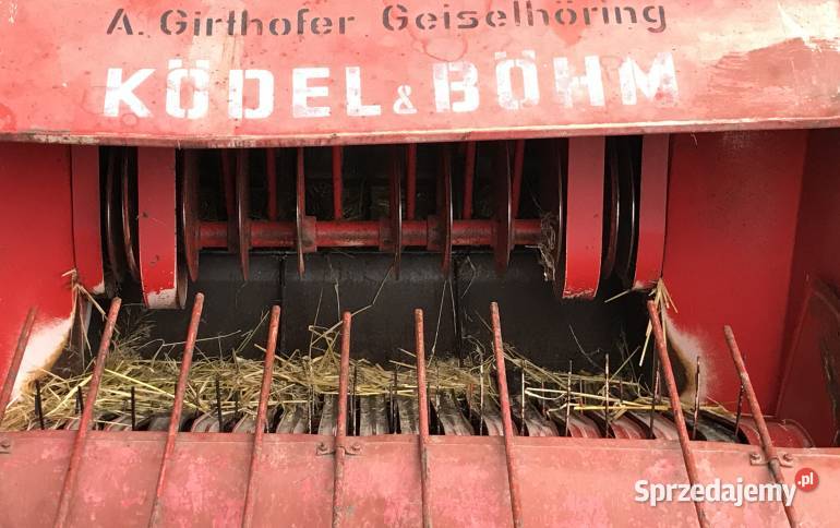 Prasa niskiego zgniotu do słomy siana rolnika nieuszkodzony Kielce