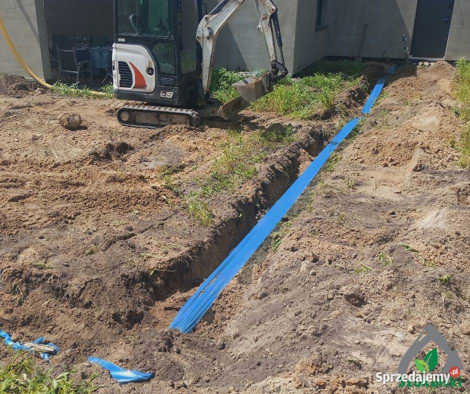 usługi minikoparką wykopy równanie instalacje Milicz