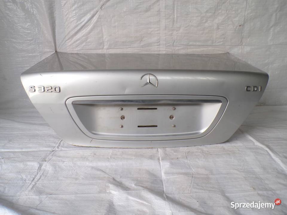 Mercedes Sklasa W220 KLAPA BAGAŻNIKA TYŁ TYLNA osobowe Klapy bagażnika kujawsko-pomorskie