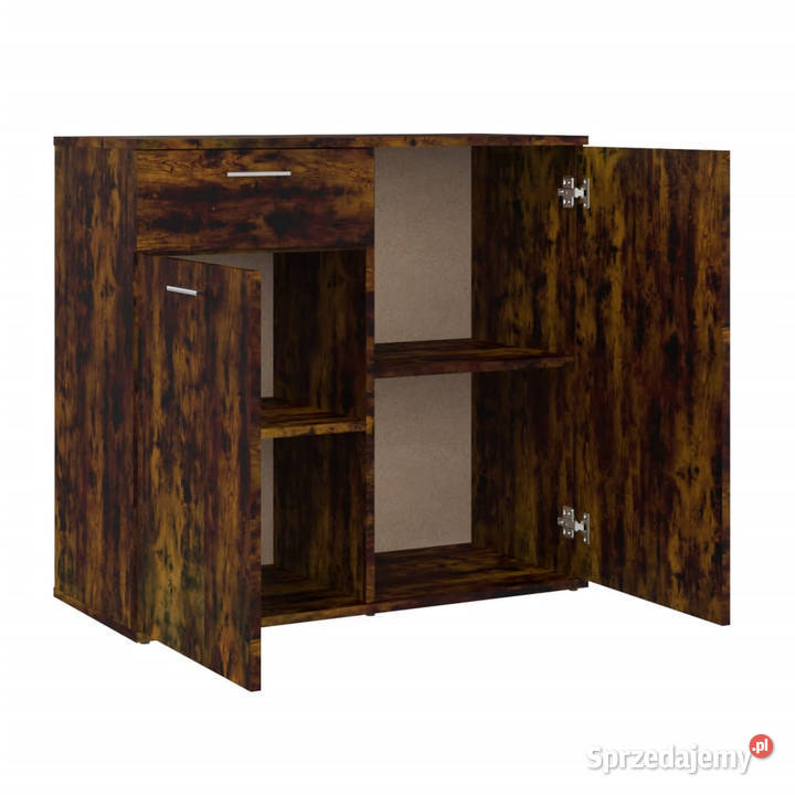 Szafka przydymiony dąb 80x36x75 WM815489 Warszawa