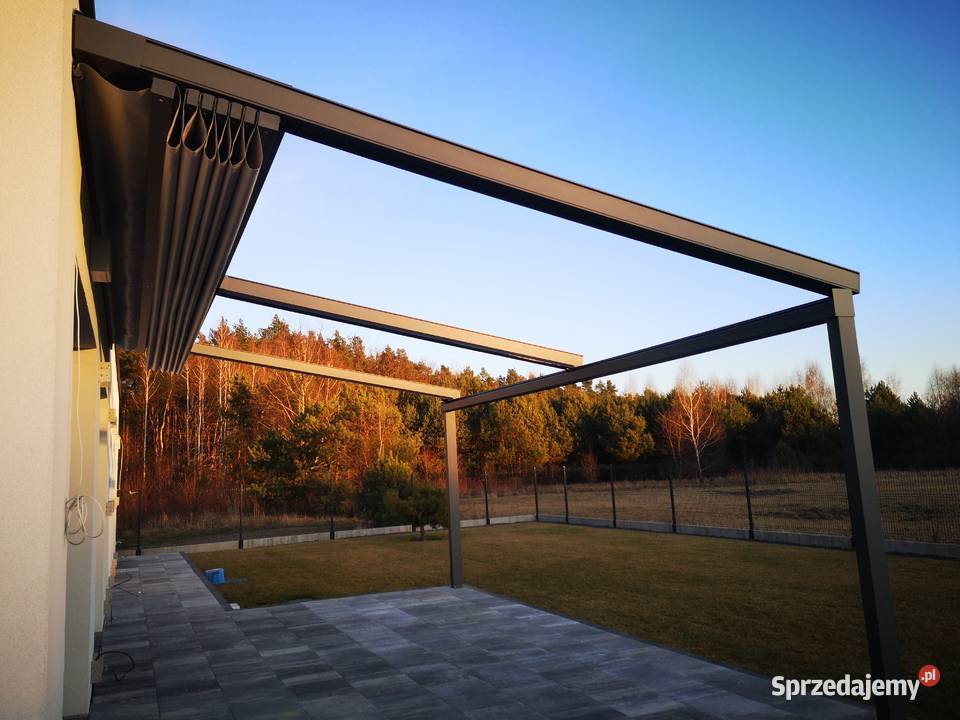 PERGOLA ALUMINIOWA ELEKTRYCZNA PERGOLA Z DACHEM mazowieckie Marki