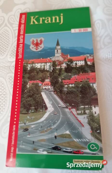 Mapaplan miasta Kranj Słowenia w skali 130 000 Łódź sprzedam