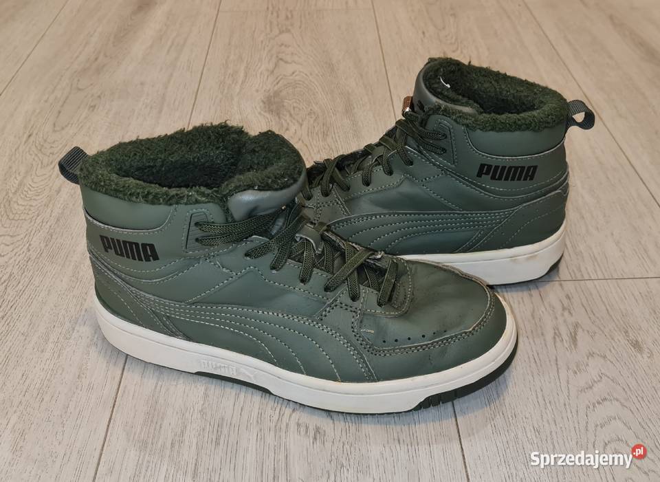Buty buciki chłopiec Puma 37 zielony Łódź sprzedam