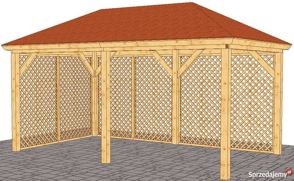 10 Altana Altanka ogrodowa Wiata drewniana Jelenia Góra
