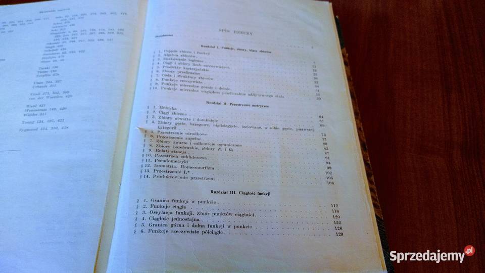 Funkcje rzeczywiste Tom 1 2 Monografie Gdańsk