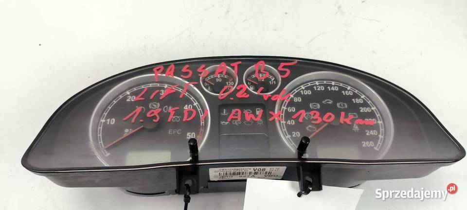 LICZNIK ZEGAR VOLKSWAGEN PASSAT B5 LIFT Lipno
