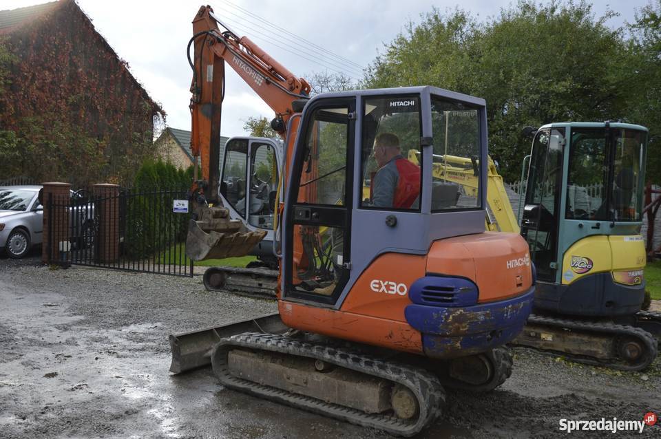 Minikoparka mini koparka HITACHI EX30 Z 2001r 3T łódzkie Złoczew