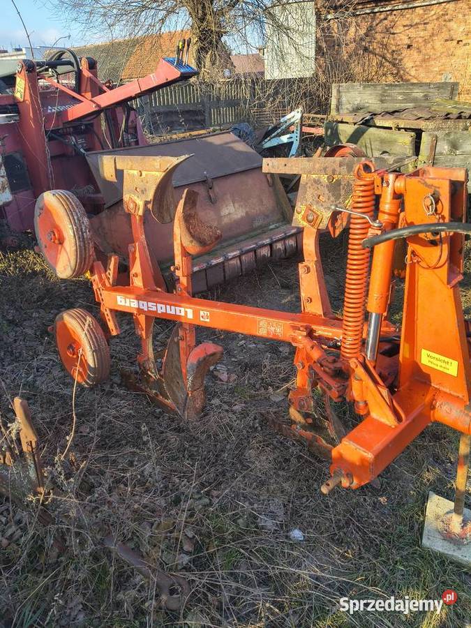 Pług 2 obrotowy hydrauliczny Landsberg nieuszkodzony Gostyń sprzedam