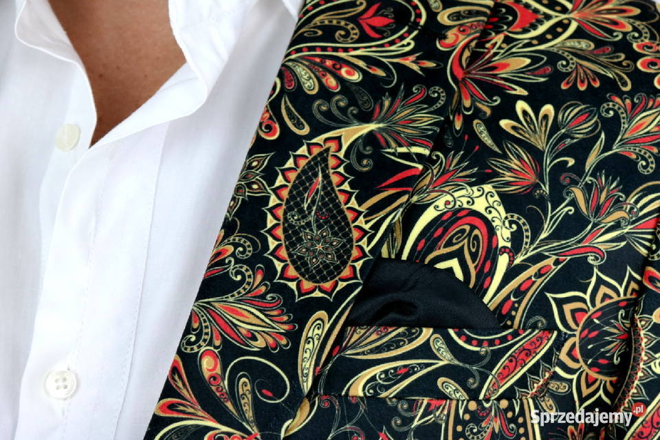 GIOVANNI PERA Marynarka Męska D612 paisley Rozmiar XL wielkopolskie Ostrów Wielkopolski