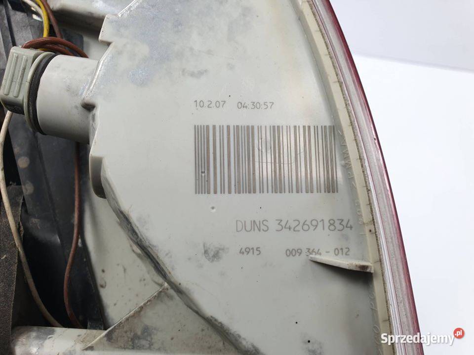 LAMPA LEWA TYŁ OPEL ASTRA H III 342691834 Lipno