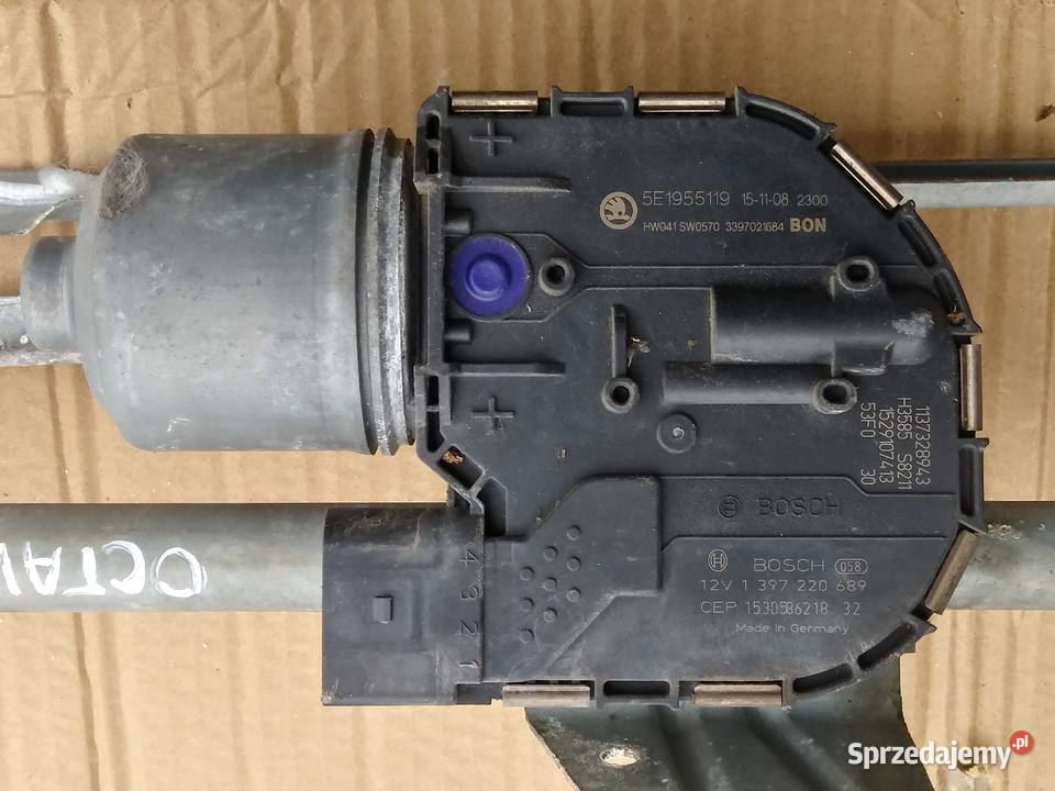 Skoda Octavia III mechanizm wycieraczek Dębno