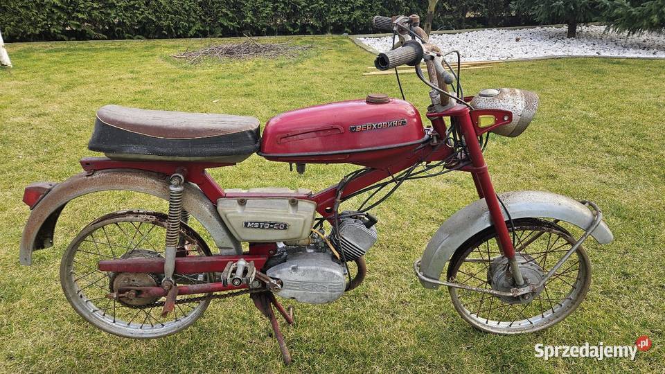 Wierchwina motorower 1976r stodolniak bordowy wielkopolskie