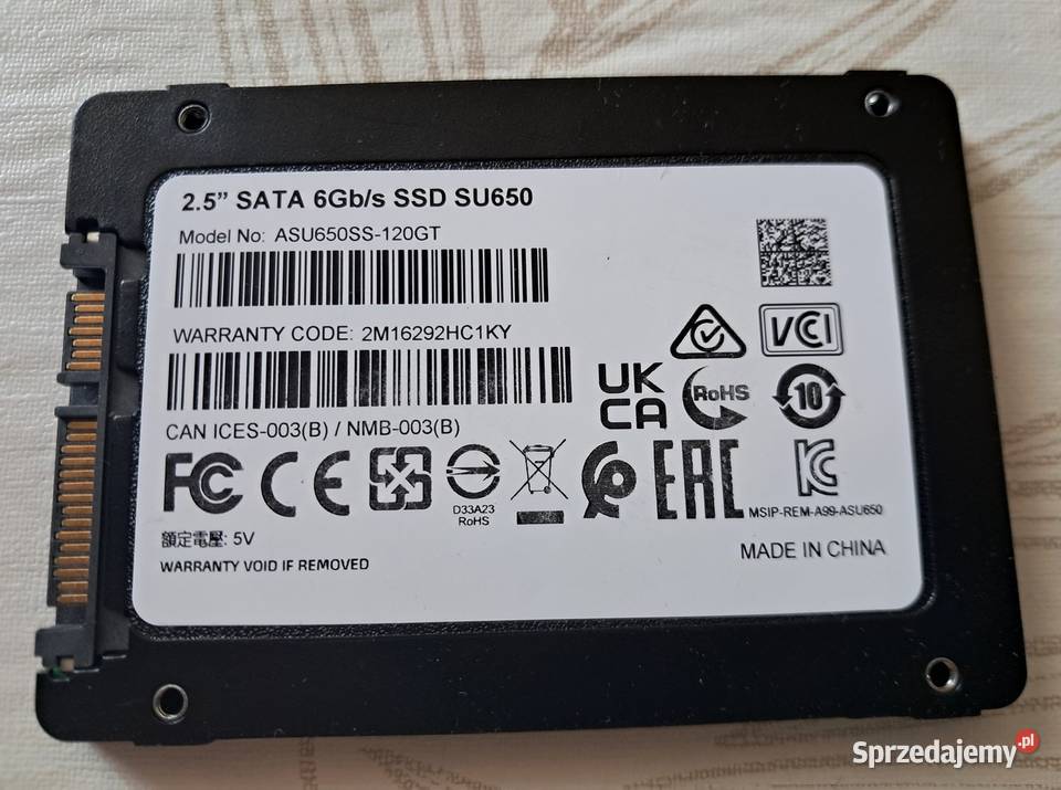 Dysk SSD Adata SU650 prawie nowy Dyski Kraków