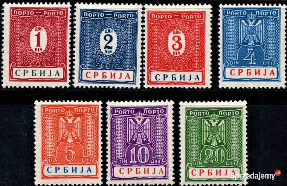 SERBIA 1942 MNHkompletna seria