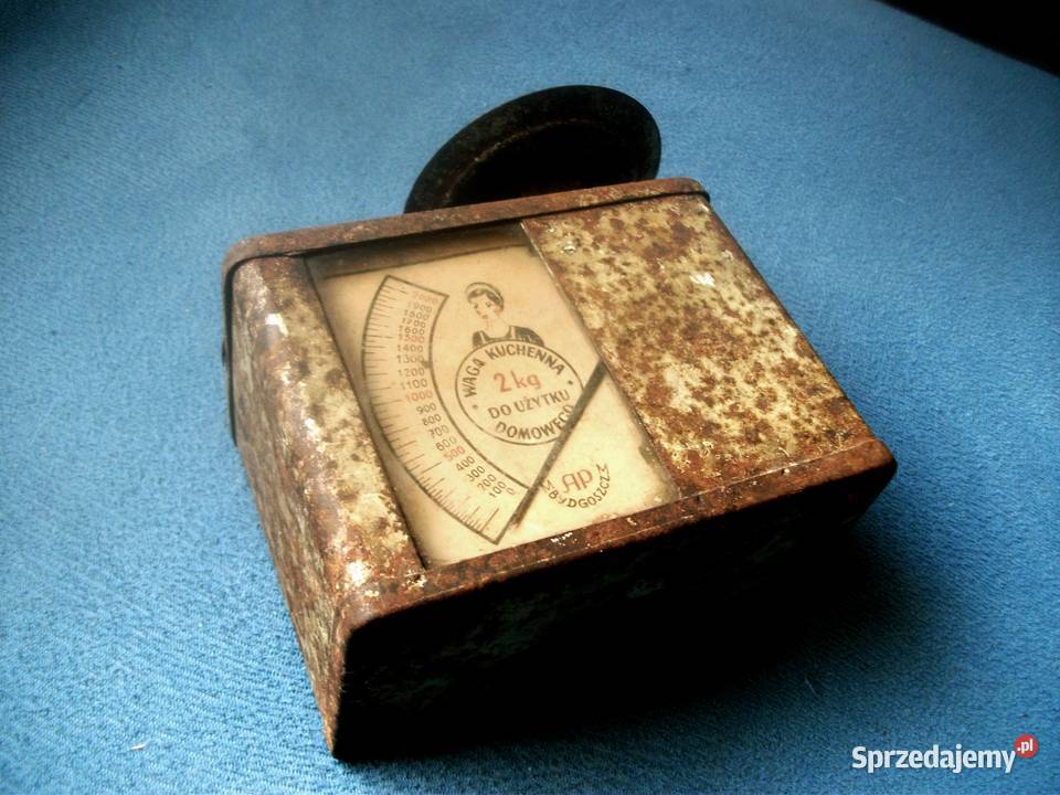 Waga kuchenna zabyowa PRL śląskie Ciasna