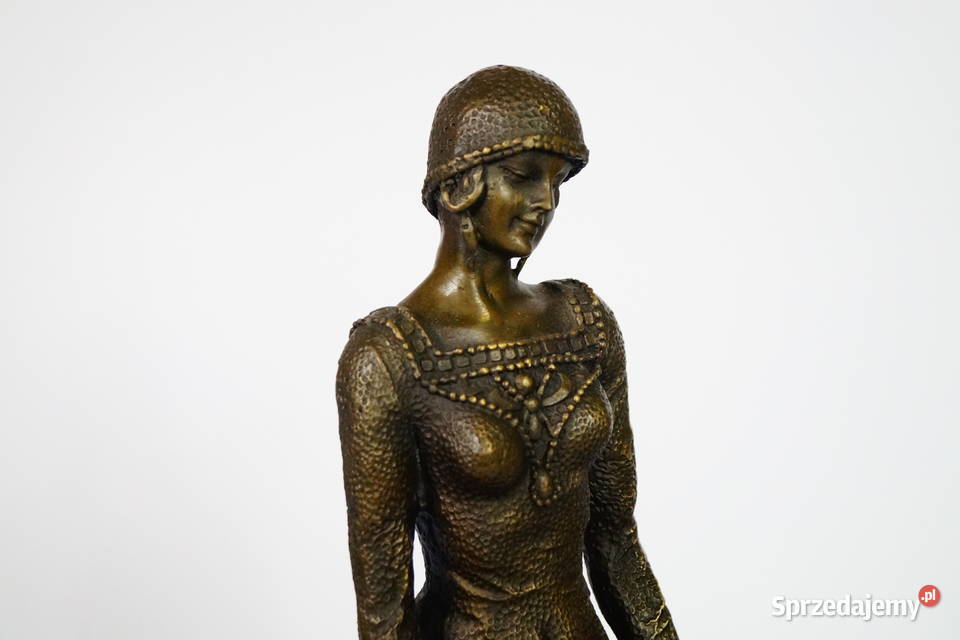 DChiparius Tancerka z psami kobieta figura z Antyki wielkopolskie Gizałki sprzedam