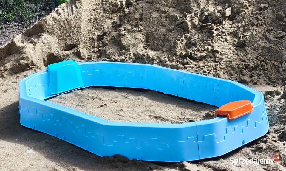 PIASKOWNICA LUBLIN duża z torem do jazdy POLSKI Zabawki ogrodowe