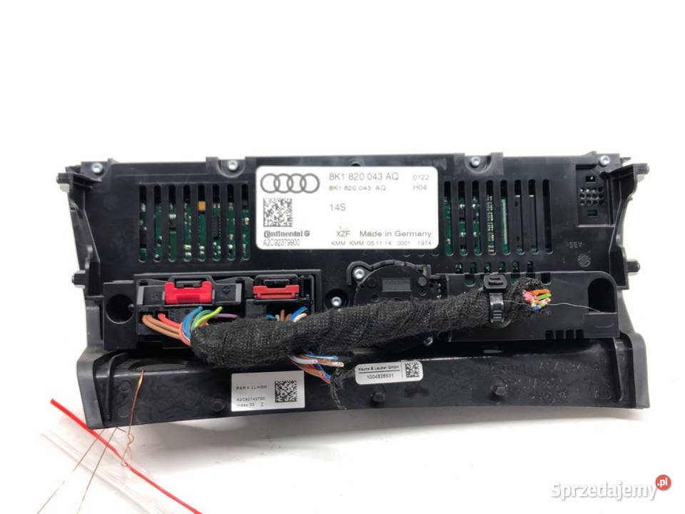 PANEL STEROWANIA NAWIEWU AUDI A4 B8 8K1820043AQ