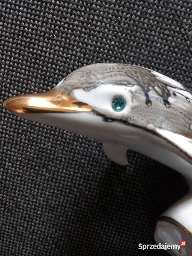 piękna porcelanowa figurka delfina Częstochowa sprzedam