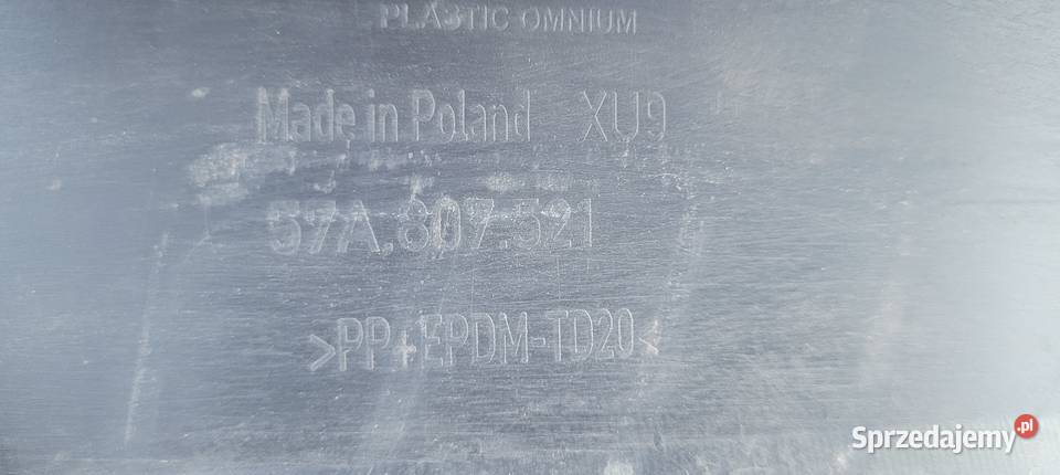 SKODA KAROQ ZDERZAK SPOILER DOKŁADKA TYŁ Ruda Śląska