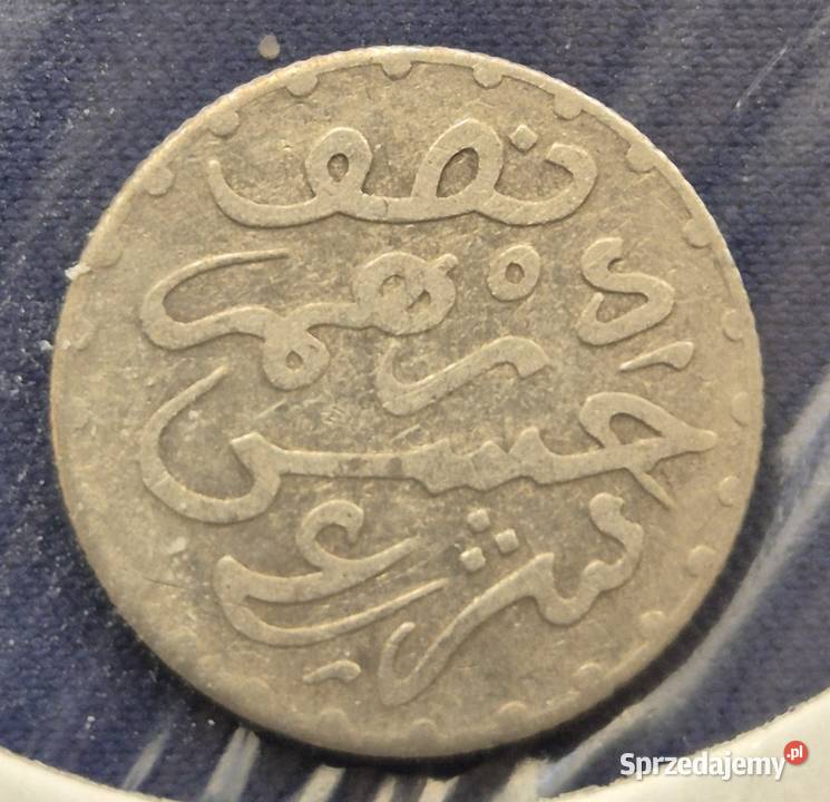 12 Drachm SREBRO AH 1310Maroko Wałbrzych