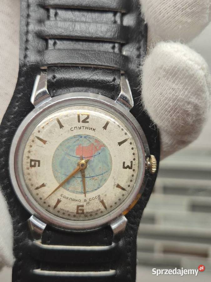 Radziecki zegarekSputnik lata 50 XX w Chorzów