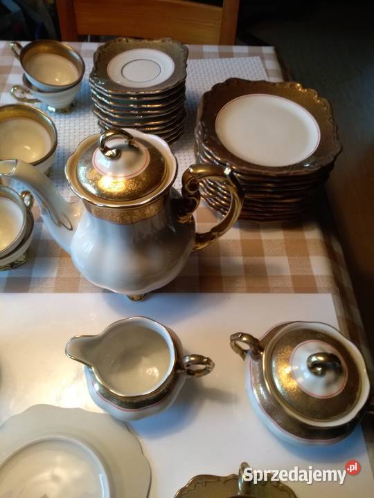 Sewis porcelanowy kawowy Kenigszelt Germany śląskie Puszczew