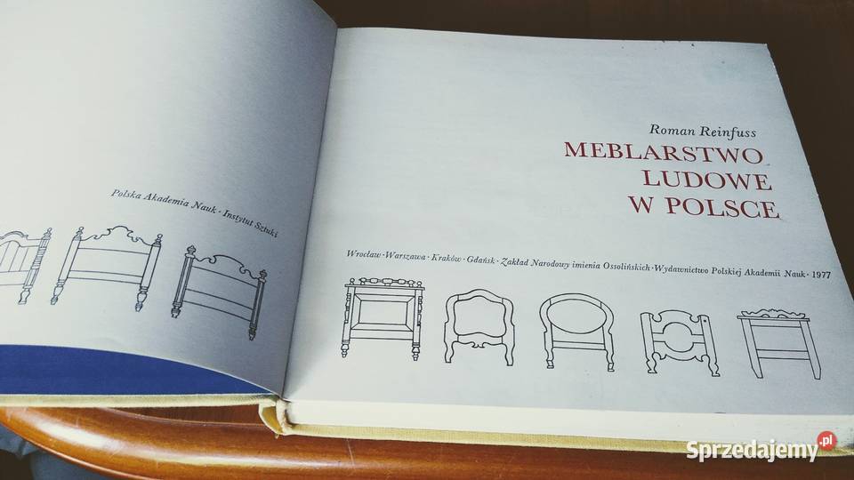 Meblarstwo ludowe w Polsce Roman Reinfuss red Z Gdańsk