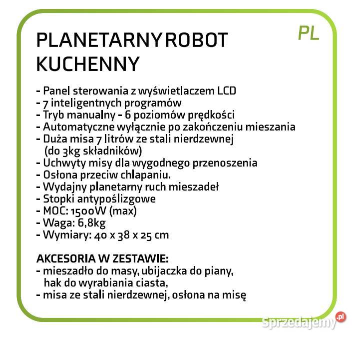 Robot Kuchenny Labesto LSM7009BK Nowy Okazja Szprotawa