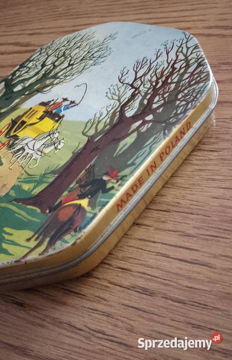 Stare metalowe pudełko Rolimpex Nakło nad Notecią