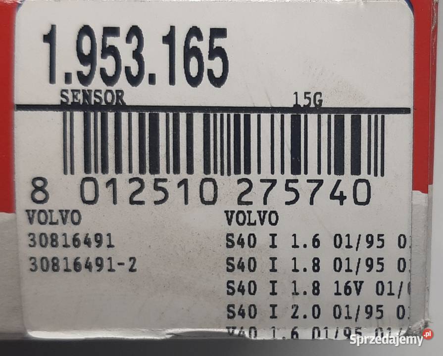 CZUJNIKI WAŁU KORBOWEGO VOLVO S40 V40 1620 Mielęcin