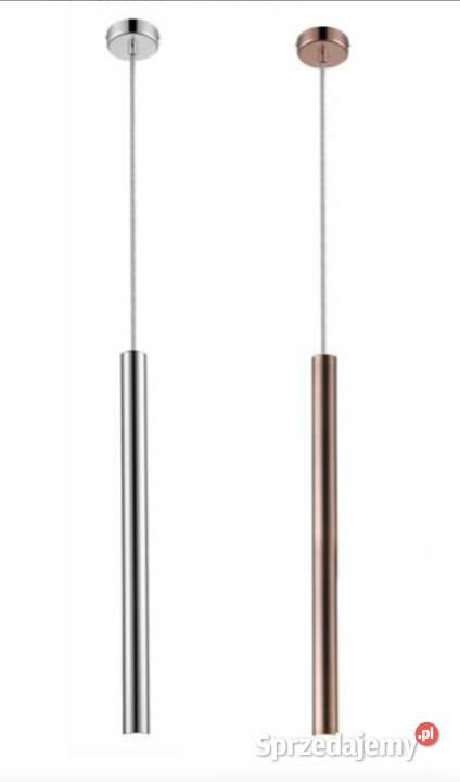 Lampa wisząca Loya Zumaline chrom LED tubus Lampy Słupca